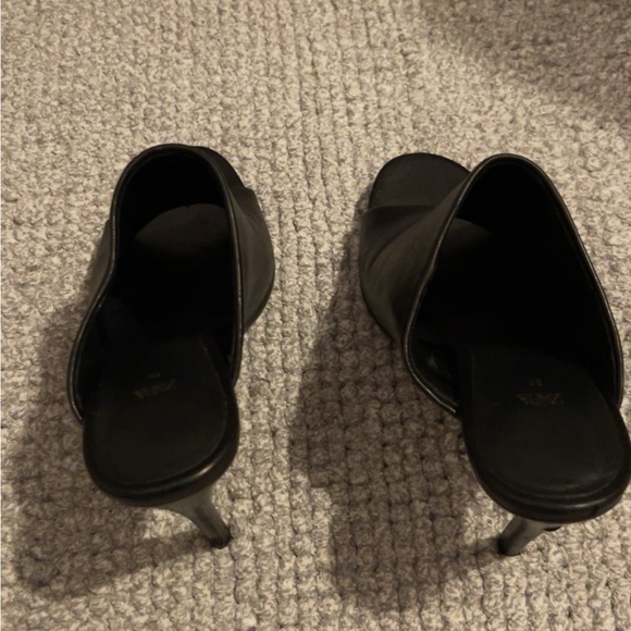 Leather heel mules Zara 7.5 - Picture 7 of 8